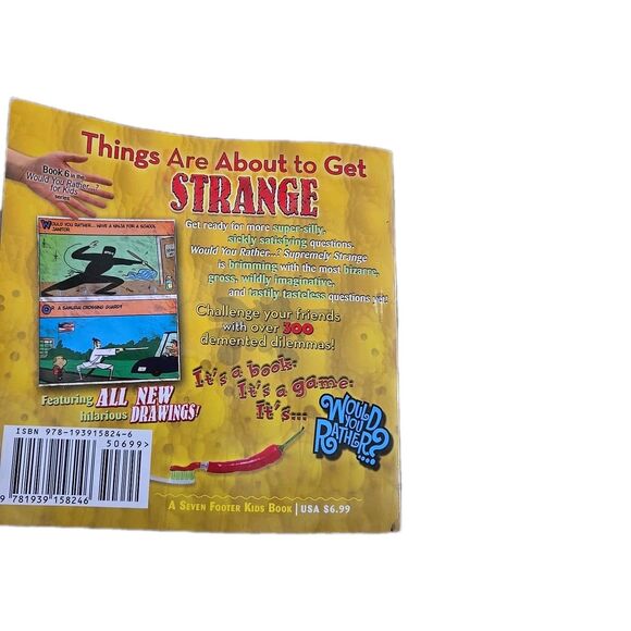 Would You Rather Supremely Strange Book Question Game Fun Gift #14 A17-1904 - Picture 2 of 10